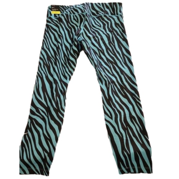Nike zebra print active athletic workout leggings plus size 1X new! - Picture 11 of 12